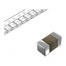 Condensator ceramic MLCC 470nF 25V X5R ±10% SMD 0402 | Electronic-mag.ro | Componente Electronice