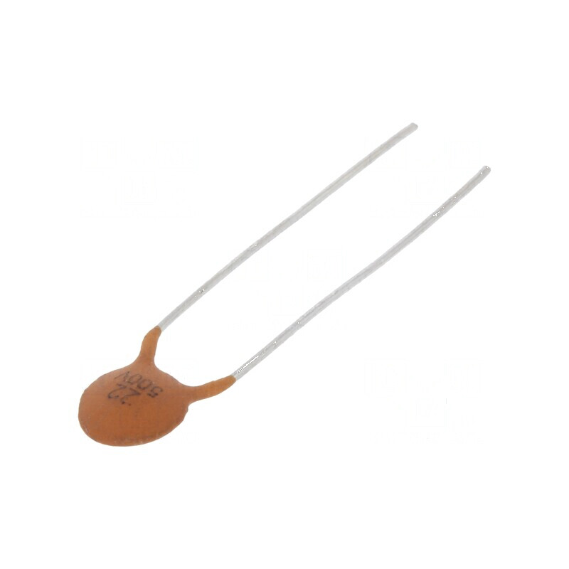 Condensator ceramic 22pF 500V SL ±10% THT 5mm | Electronic-mag.ro | Componente Electronice Condensator ceramic 22pF 500V SL ±10% THT 5mm | Electronic-mag.ro | Componente Electronice