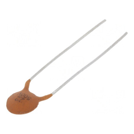Condensator ceramic 22pF 500V SL ±10% THT 5mm | Electronic-mag.ro | Componente Electronice