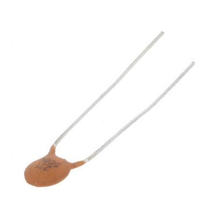 Condensator ceramic 220pF 500V Y5P ±10% THT 5mm | Electronic-mag.ro | Componente Electronice