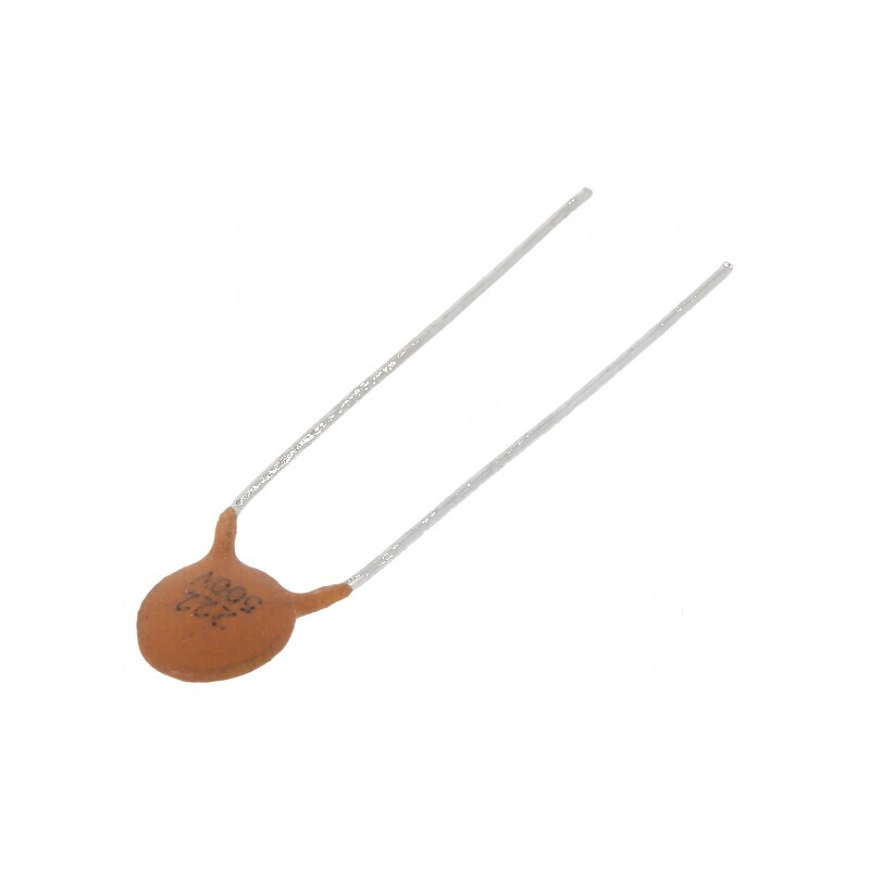 Condensator ceramic 2,2nF 500V Y5U THT 6mm | Electronic-mag.ro | Componente Electronice