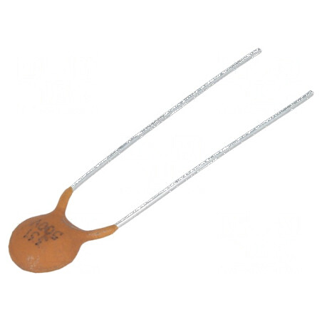 Condensator ceramic 330pF 500V Y5P ±10% THT 5mm | Electronic-mag.ro | Componente Electronice
