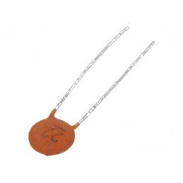 Condensator ceramic 22pF 100V C0G NP0 ±5% THT 2,5mm | Electronic-mag.ro | Componente Electronice