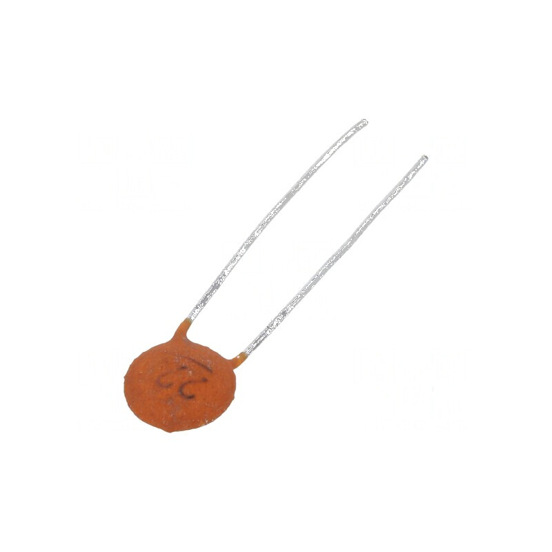 Condensator ceramic 22pF 100V C0G NP0 ±5% THT 2,5mm | Electronic-mag.ro | Componente Electronice