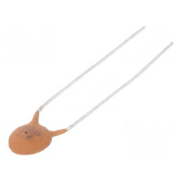 Condensator ceramic 47pF 500V SL ±10% THT 5mm | Electronic-mag.ro | Componente Electronice