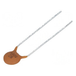 Condensator ceramic 82pF 500V SL ±10% THT 5mm | Electronic-mag.ro | Componente Electronice