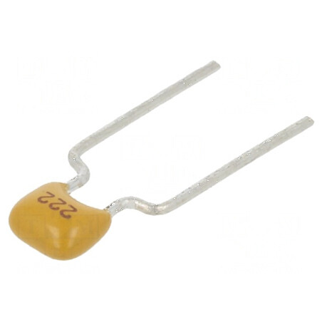 Condensator ceramic 2,2nF 50V X7R ±10% THT 5mm | Electronic-mag.ro | Componente Electronice