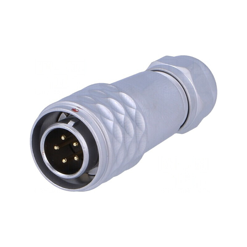 Mufă SF12 Tată 5 PIN IP67 4-6,5mm 5A 180V | Electronic-mag.ro | Componente Electronice