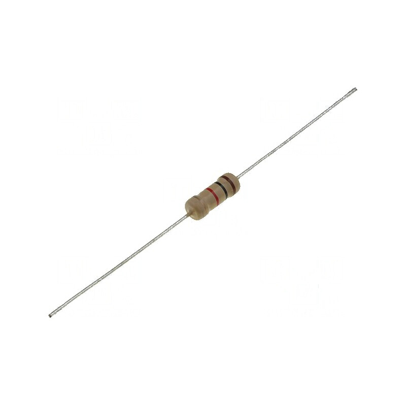 Rezistor carbon THT 18kΩ 2W axial Ø4,2x11mm ±5% | Electronic-mag.ro | Componente Electronice