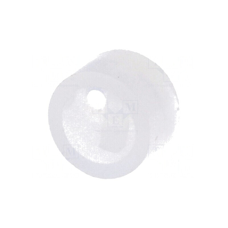 Bucșă de distanțare LED 5mm - Naturală, Lungime 3mm | Electronic-mag.ro | Componente Electronice