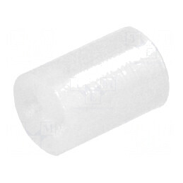 Bucșă de distanțare LED 5mm - naturală, Lungime 7mm | Electronic-mag.ro | Componente Electronice