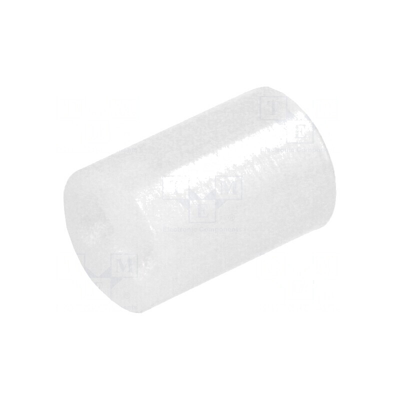 Bucșă de distanțare LED 5mm - naturală, Lungime 7mm | Electronic-mag.ro | Componente Electronice