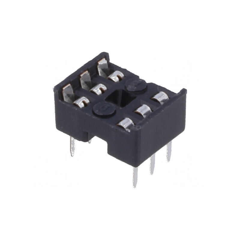 Soclu DIP6 pentru circuite integrate, 7,62mm, THT, Raster 2,54mm | Electronic-mag.ro | Componente Electronice