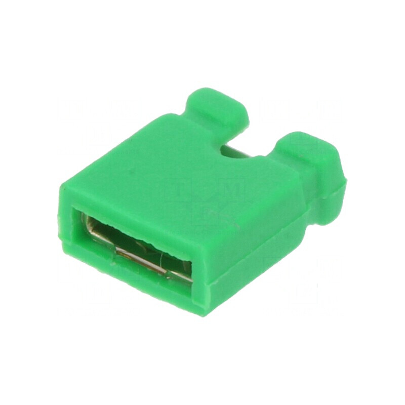 Conector jumper mamă 1x2 2,54mm verde | Electronic-mag.ro | Componente Electronice Conector jumper mamă 1x2 2,54mm verde | Electronic-mag.ro | Componente Electronice