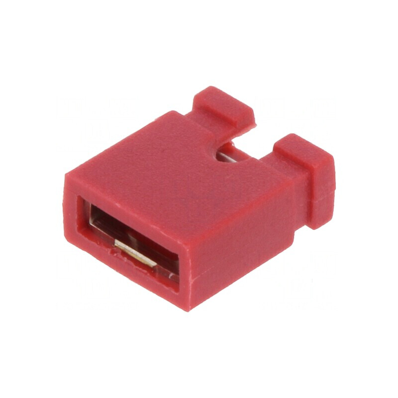 Conector şiruri pini jumper mamă 2,54mm 1x2 roşie | Electronic-mag.ro | Componente Electronice Conector şiruri pini jumper mamă 2,54mm 1x2 roşie | Electronic-mag.ro | Componente Electronice