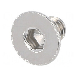 Şurub M4x6 Cap îngropat imbus HEX 2,5mm DIN 7991 | Electronic-mag.ro | Componente Electronice