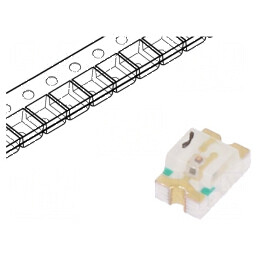 LED SMD 0805 roșie 65-115mcd 120° 20mA 624nm | Electronic-mag.ro | Componente Electronice