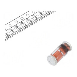 Diodă SMD 100V 0,15A 8ns QuadroMELF SOD80 | Electronic-mag.ro | Componente Electronice