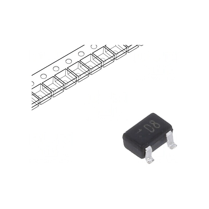 Tranzistor NPN bipolar BRT 50V 0,1A 200mW SOT323 cu rezistor 47kΩ | Electronic-mag.ro | Componente Electronice Tranzistor NPN bipolar BRT 50V 0,1A 200mW SOT323 cu rezistor 47kΩ | Electronic-mag.ro | Componente Electronice