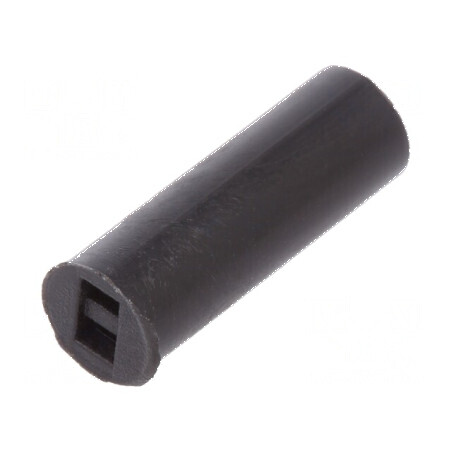 Bucșă de distanțare LED 5mm x 15mm neagră UL94V-2 | Electronic-mag.ro | Componente Electronice