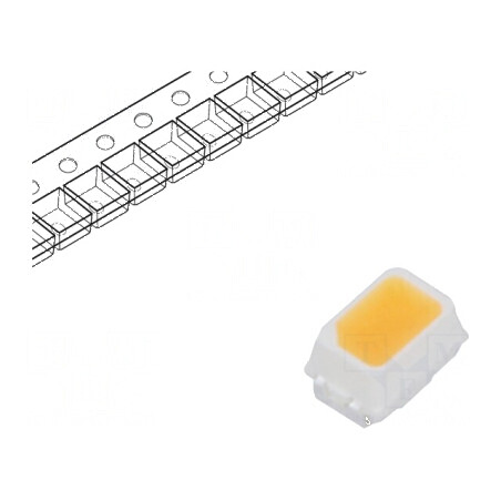 LED SMD 2014 Mini PLCC2 Alb Cald 4-8lm 2650-2800K 120° | Electronic-mag.ro | Componente Electronice