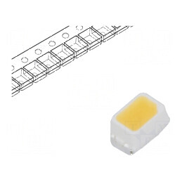 LED SMD 2014 Mini PLCC2 Alb Neutru 4-9lm 3880-4220K 95 120° | Electronic-mag.ro | Componente Electronice
