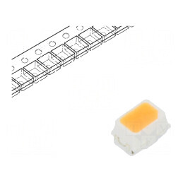 LED SMD 2014 Mini PLCC2 Alb Cald 3-7lm 1725-1900K 90 120° | Electronic-mag.ro | Componente Electronice