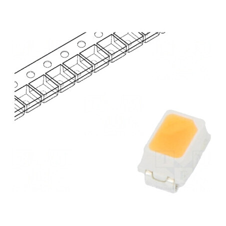 LED SMD 2014 Mini PLCC2 Alb Cald 3-7lm 2250-2475K 90 120° | Electronic-mag.ro | Componente Electronice