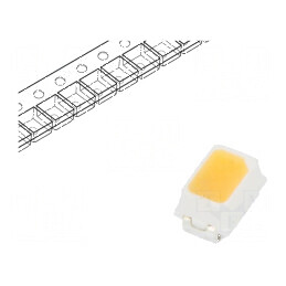LED SMD 2014 Mini PLCC2 Alb Cald 4-8lm 2780-3110K 90 120° | Electronic-mag.ro | Componente Electronice
