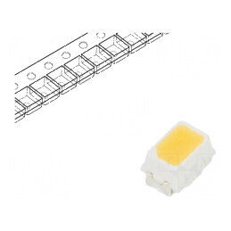 LED SMD 2014 Mini PLCC2 Alb Neutru 4-9lm 3760-4330K 90 120° | Electronic-mag.ro | Componente Electronice