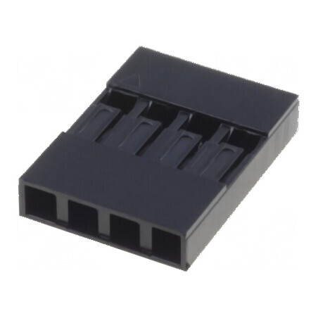 Conector şiruri pini mufă MTE mamă 4 pini 1x4 fără contacte | Electronic-mag.ro | Componente Electronice