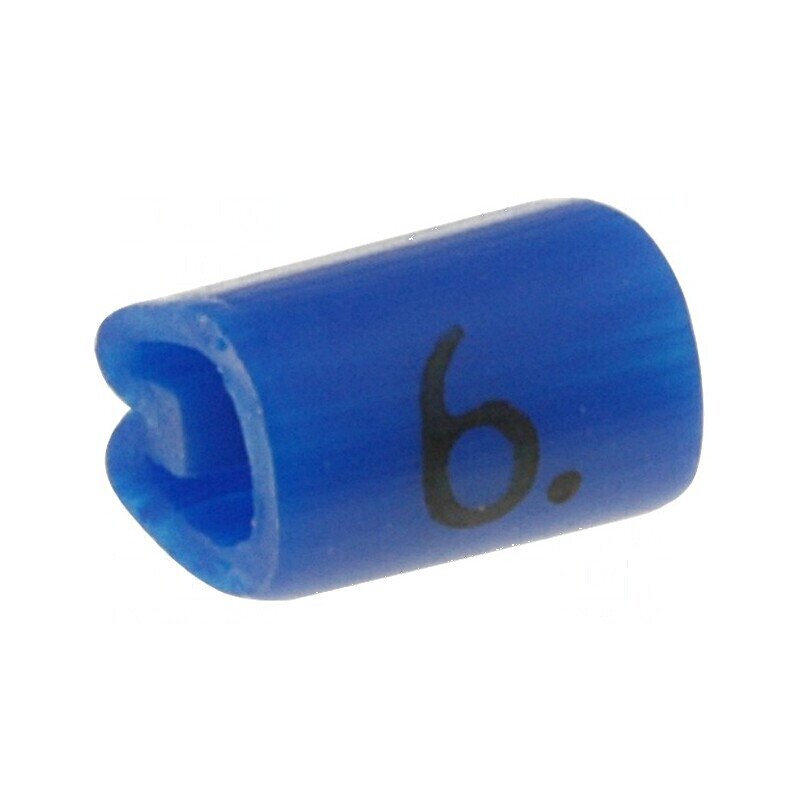 Markere Marcaj PVC Albastru 6 2÷3,2mm -45÷70°C | Electronic-mag.ro | Componente Electronice
