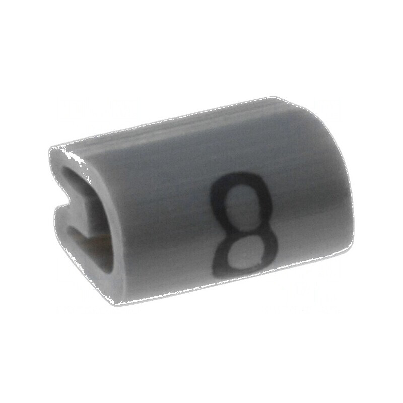 Markere Marcaj PVC gri 8 2÷3,2mm 45÷70°C | Electronic-mag.ro | Componente Electronice