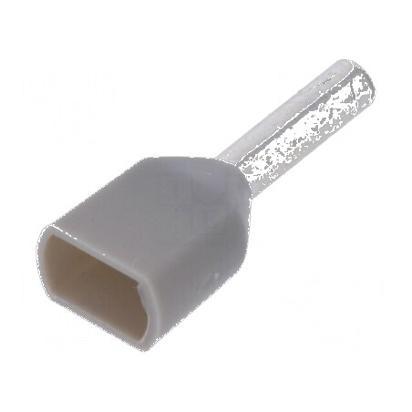 Vârf tub de capăt izolată dublă cupru 0,75mm² 8mm cositorit | Electronic-mag.ro | Componente Electronice