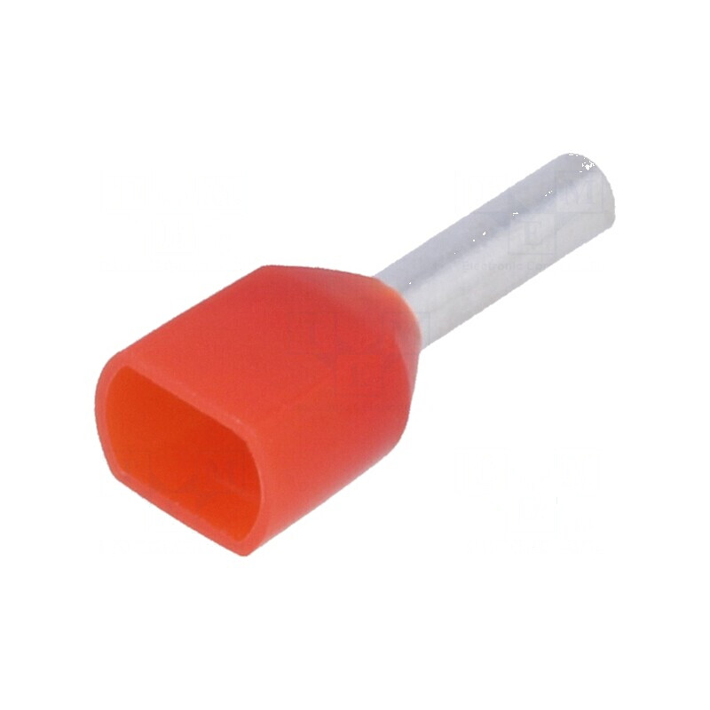 Vârf tub de capăt izolată dublă cupru 1mm² 8mm PVC | Electronic-mag.ro | Componente Electronice Vârf tub de capăt izolată dublă cupru 1mm² 8mm PVC | Electronic-mag.ro | Componente Electronice
