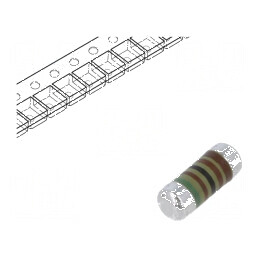 Rezistor SMD 0204 MiniMELF 5,1kΩ 250mW ±1% | Electronic-mag.ro | Componente Electronice