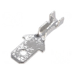 Terminal plat 4,8mm tată 0,5mm pentru cablu 0,5÷1mm² | Electronic-mag.ro | Componente Electronice