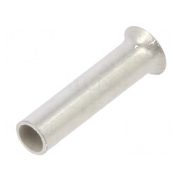 Vârf tub capăt neizolat 0,5mm2 6mm cositorit crimpat | Electronic-mag.ro | Componente Electronice