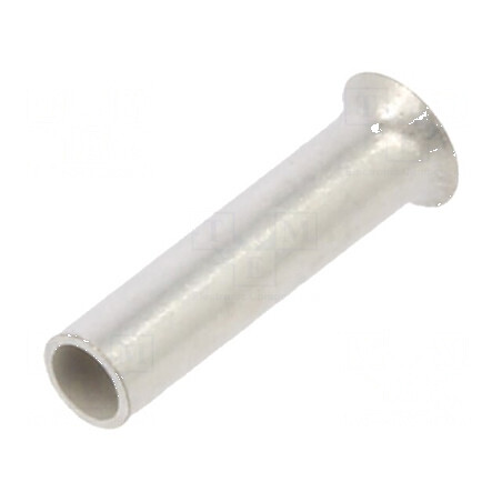 Vârf tub capăt neizolat 0,5mm2 6mm cositorit crimpat | Electronic-mag.ro | Componente Electronice