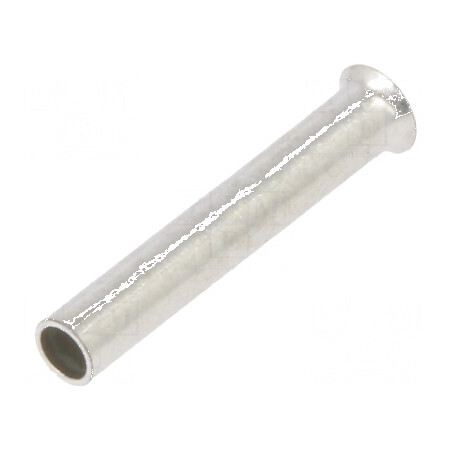 Vârf tub de capăt neizolat 0,75mm² 10mm cositorit crimpat | Electronic-mag.ro | Componente Electronice