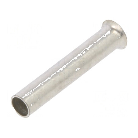 Vârf tub de capăt neizolat 1mm² 10mm cositorit crimpat | Electronic-mag.ro | Componente Electronice