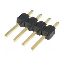 Conector şir pini tată 4 pini 2,54mm THT | Electronic-mag.ro | Componente Electronice