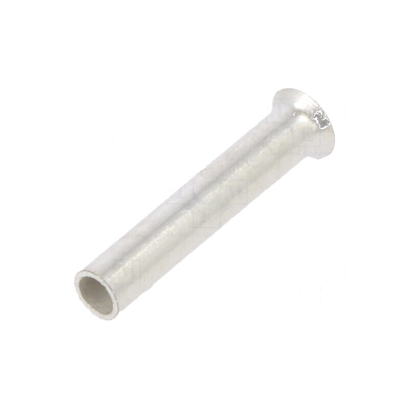 Vârf tub de capăt neizolat 0,5mm2 8mm cositorit crimpat | Electronic-mag.ro | Componente Electronice