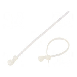 Colier de strângere cu lame de fixare 110mm, 2,5mm, 80N | Electronic-mag.ro | Componente Electronice