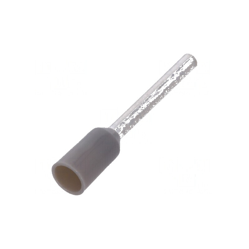 Vârf tub de capăt izolată cupru 0,75mm2 12mm cositorit gri | Electronic-mag.ro | Componente Electronice Vârf tub de capăt izolată cupru 0,75mm2 12mm cositorit gri | Electronic-mag.ro | Componente Electronice