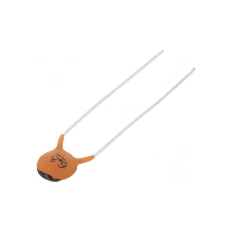 Condensator ceramic 6,8pF 100V C0G NP0 ±10% THT 5mm | Electronic-mag.ro | Componente Electronice