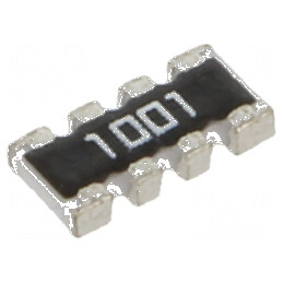 Rezistor multipolar Y SMD 1kΩ ±1% 62,5mW 4 unități | Electronic-mag.ro | Componente Electronice