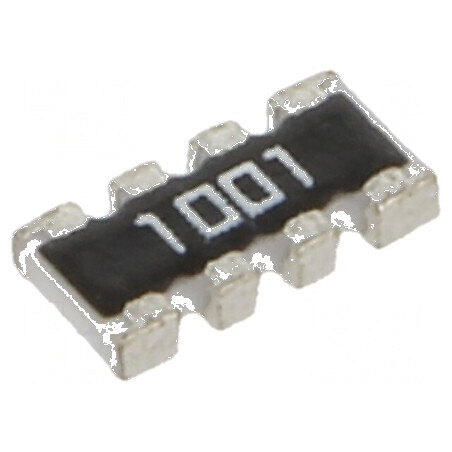Rezistor multipolar Y SMD 1kΩ ±1% 62,5mW 4 unități | Electronic-mag.ro | Componente Electronice