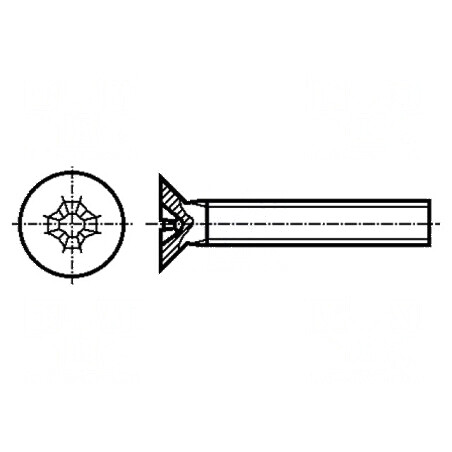 Şurub M2x5 0,4 îngropat Phillips PH1 oțel inoxidabil A2 | Electronic-mag.ro | Componente Electronice
