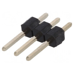 Conector şir pini tată 3 PIN 2,54mm THT | Electronic-mag.ro | Componente Electronice